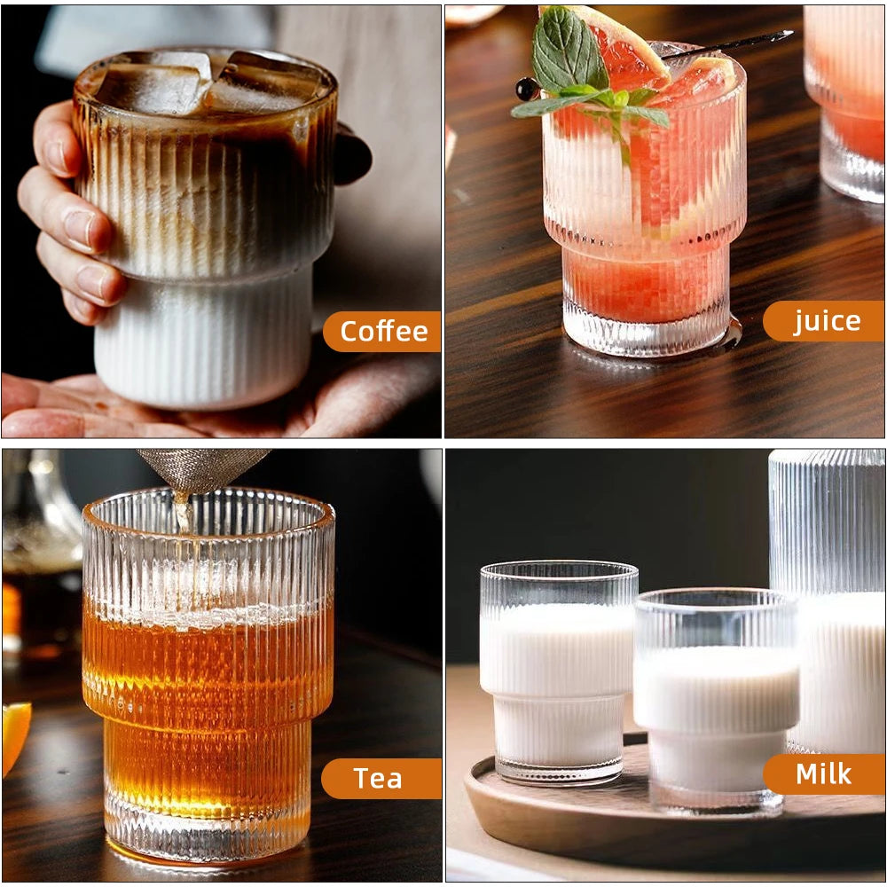 Elevate Your Sip: Stackable Coffee Glass Cups for Stylish Sips!